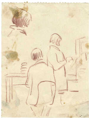 Герасимов Леонид Сергеевич. Три карандашных рисунка